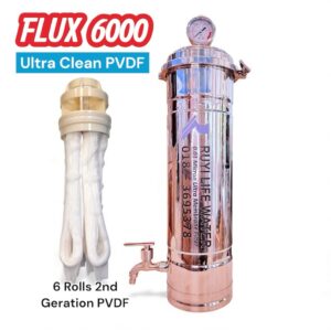 FLUX 6000 Ultra Clean PVDF Outdoor Water Filter System (Wash Yearly)